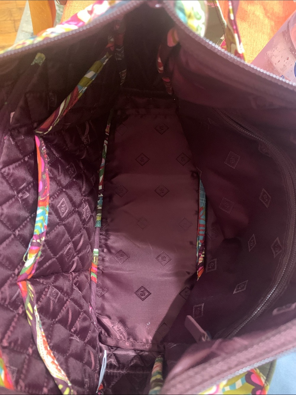 Vera Bradley Multicolor Quilted Paisley Shoulder Bag - Picture 2 of 2